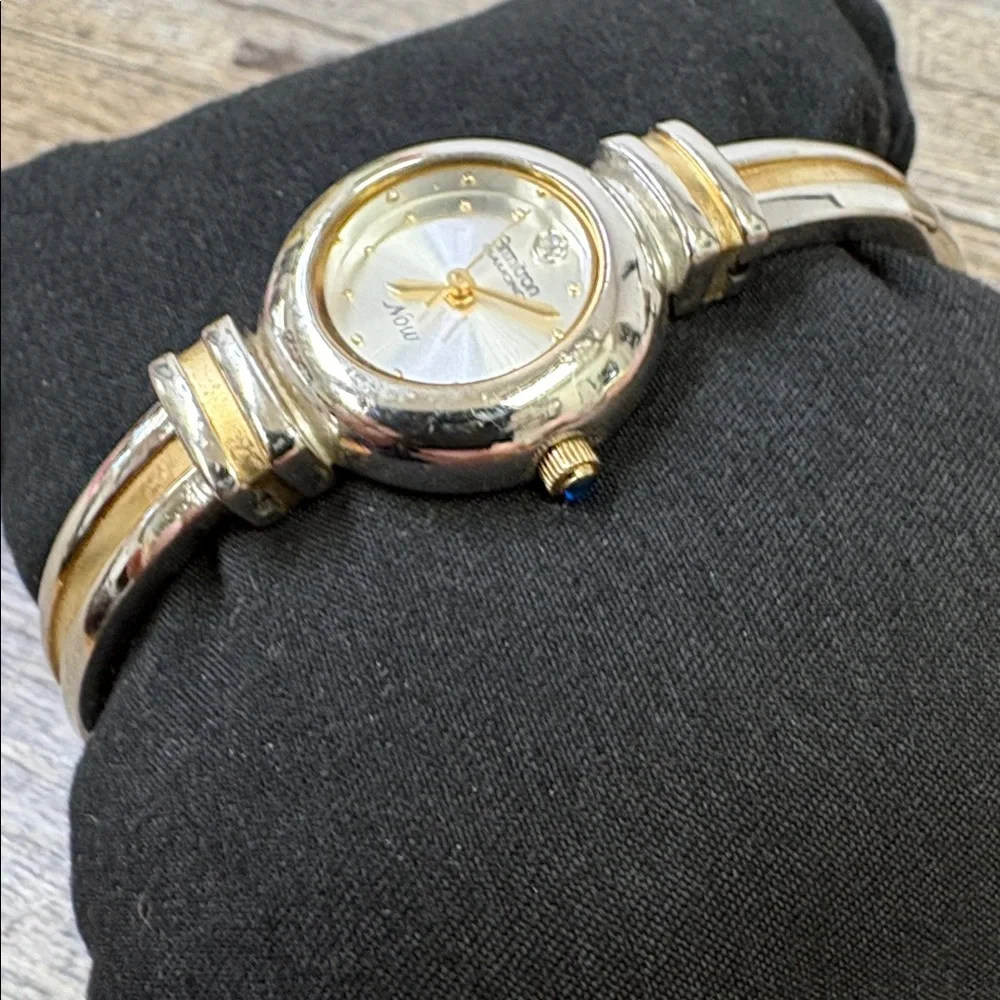 ✨ Amritron “Now” Diamond Accent Two-Tone Bracelet Watch ✨